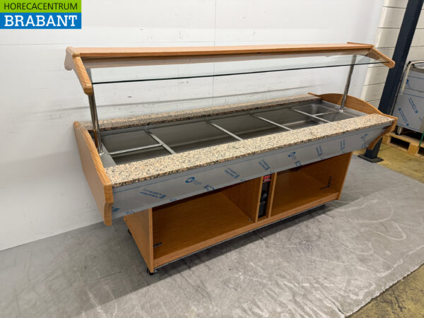 Combisteel Mobile Heißpuffer Bain Marie 6 x 1/1 GN 230V Horeca – Bild 3
