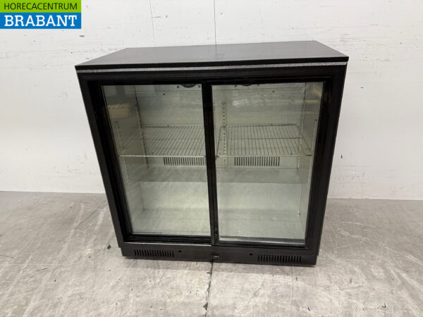 Maxxfrost Bar-Kühlschrank 2 Glasschiebetüren 90 cm 230V Horeca