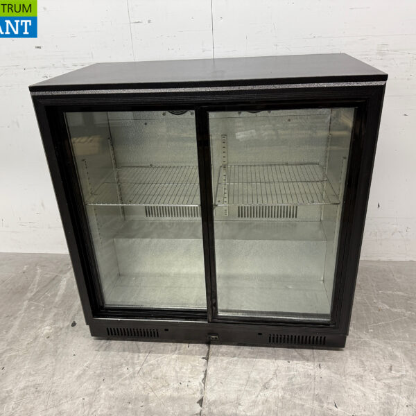 Maxxfrost Bar-Kühlschrank 2 Glasschiebetüren 90 cm 230V Horeca