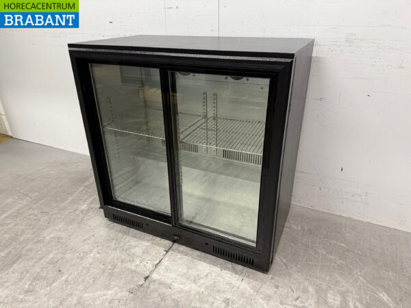 Maxxfrost Bar-Kühlschrank 2 Glasschiebetüren 90 cm 230V Horeca – Bild 2