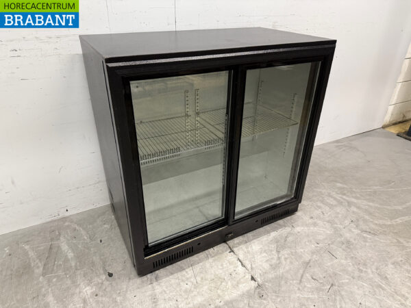Maxxfrost Bar-Kühlschrank 2 Glasschiebetüren 90 cm 230V Horeca – Bild 3