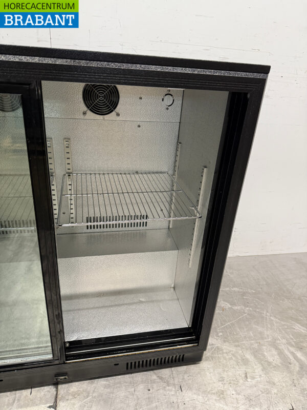 Maxxfrost Bar-Kühlschrank 2 Glasschiebetüren 90 cm 230V Horeca – Bild 4