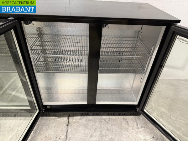 Combisteel Bar-Kühlschrank 3 Glas-Falttüren 135 cm 230V Horeca – Bild 6