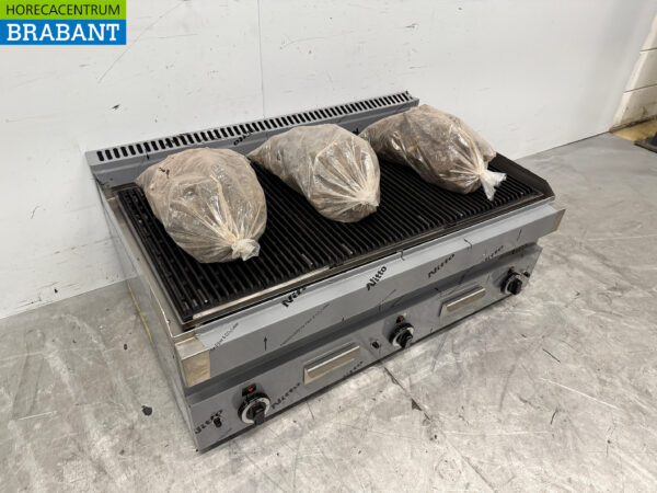 Edelstahl Lavagrill Steingrill 650 Serie 102 cm 16,5 kW Gas Horeca – Bild 3