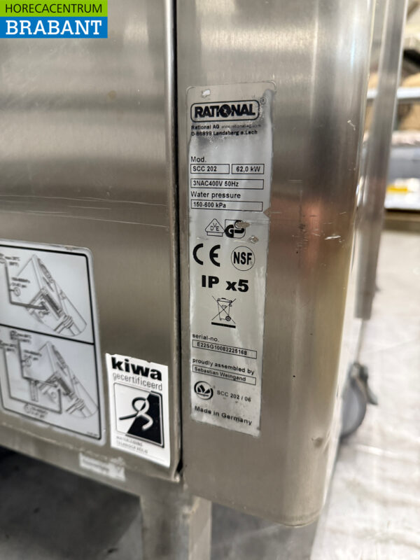Edelstahl Rational SCC 202 SelfCookingCenter 40 x 1/1 GN 400V Horeca – Bild 7