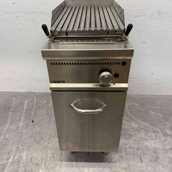 Saro / Casta Lavagrill Grill aus Edelstahl 40 cm GAS Horeca