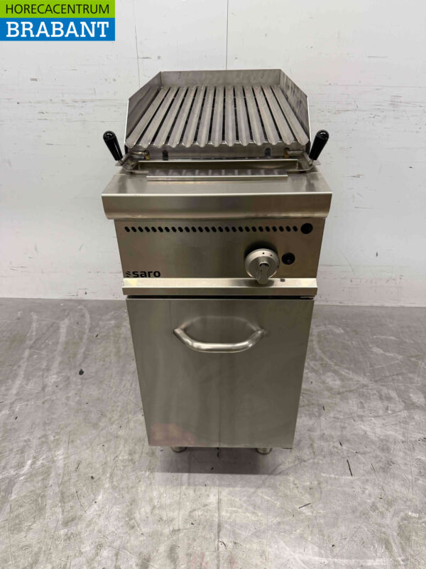 Saro / Casta Lavagrill Grill aus Edelstahl 40 cm GAS Horeca