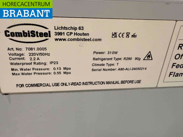 Edelstahl Combisteel Eiswürfelmaschine Eiswürfelmaschine 36 kg p/d 230V Horeca – Bild 5