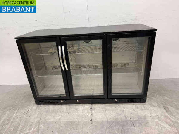Backbar Bar Cooler Glasschiebetüren 318 Liter 133,5 cm 230V Horeca