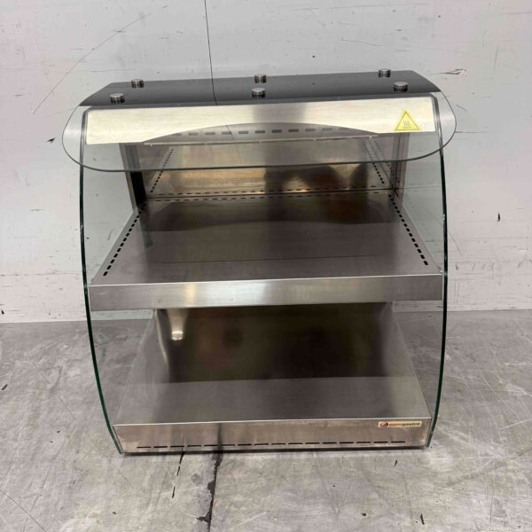 Edelstahl Warmhaltevitrine 4 x 1/2 GN 230V Horeca