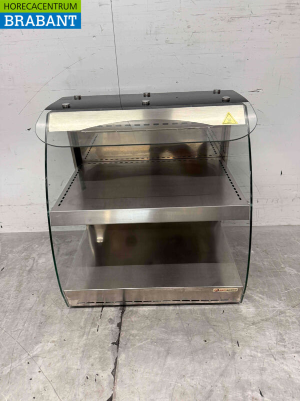 Edelstahl Warmhaltevitrine 4 x 1/2 GN 230V Horeca