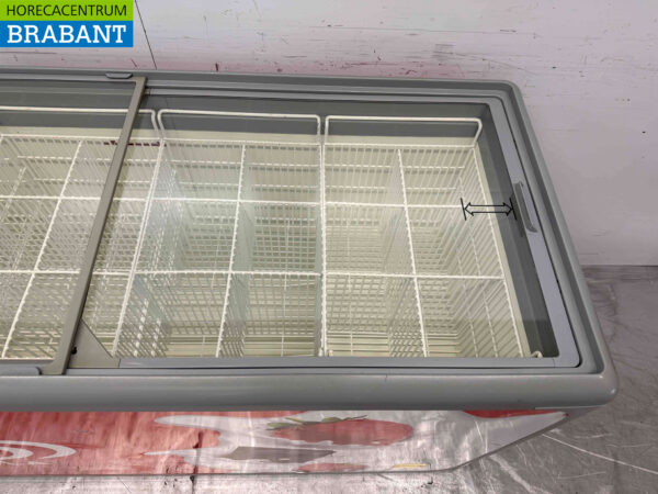 AHT Freezer Ladengefrierschrank mit Glasschiebedeckel 364 Liter 230V Horeca – Bild 5