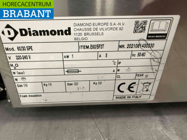 Diamant Spänewärmer aus Edelstahl 30 cm 230V Catering – Bild 5