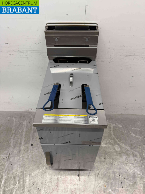 Edelstahl Friteuse Fritteuse 21 Liter PROPAANGAS Catering – Bild 4