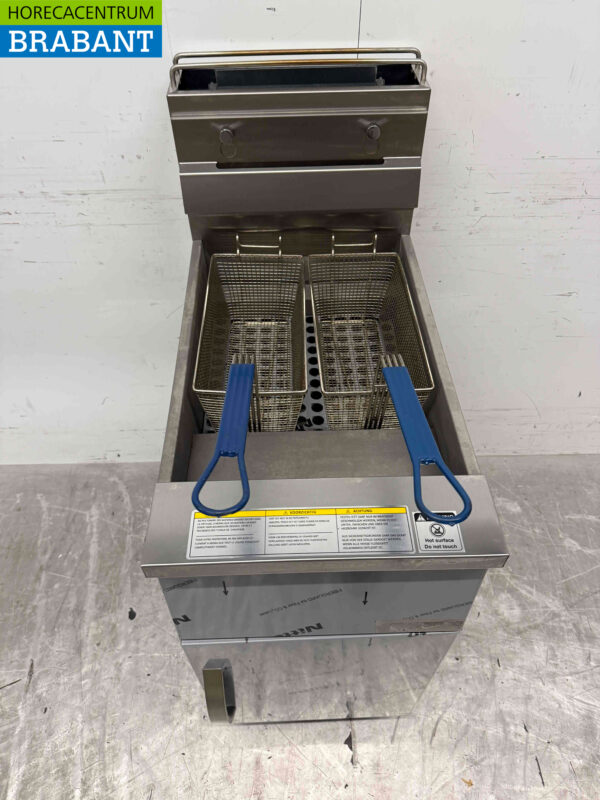 Edelstahl Friteuse Fritteuse 21 Liter PROPAANGAS Catering – Bild 5
