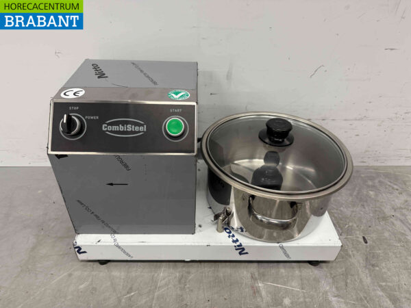 Combisteel Edelstahl Gemüseschneider Kutter 2,5 Liter 230V Horeca