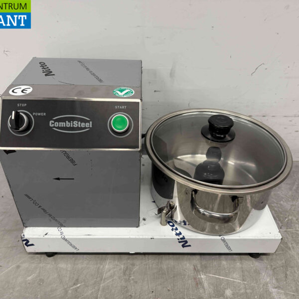 Combisteel Edelstahl Gemüseschneider Kutter 2,5 Liter 230V Horeca