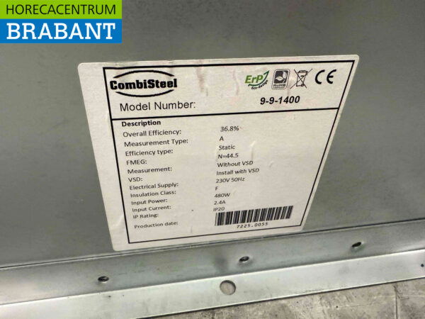 Combisteel Abzugsmotor Slaghouse 3000 m3 230V Horeca – Bild 4