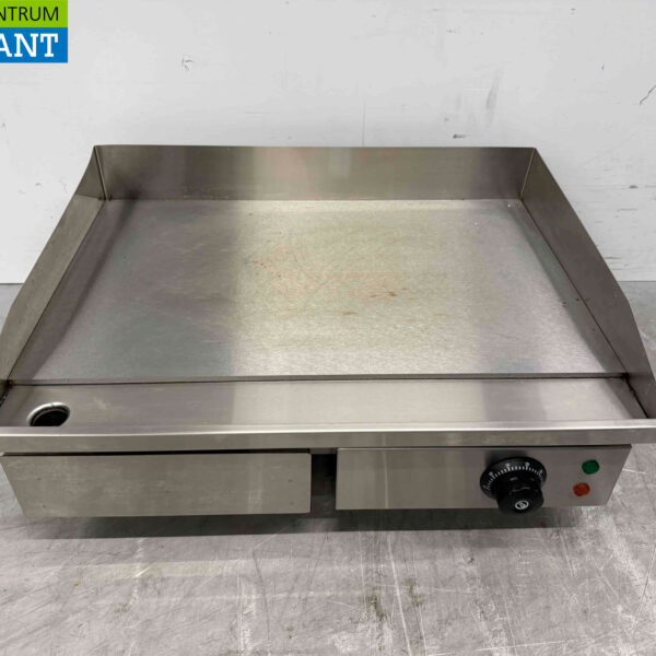 Combisteel Edelstahl Grillplatte Glatt 55 cm 230V Horeca