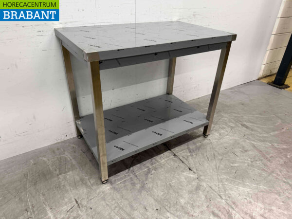 Edelstahl Arbeitstisch 100 x 60 x 86 cm Horeca – Bild 2