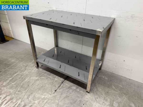 Edelstahl Arbeitstisch 100 x 60 x 86 cm Horeca – Bild 3