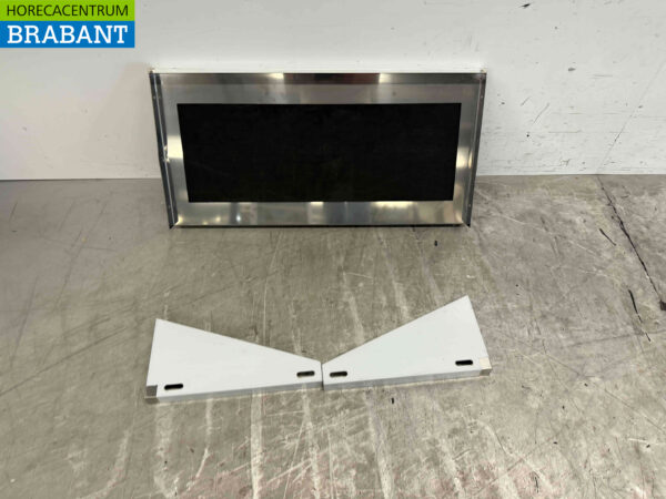 Combisteel Edelstahl Wandregal 80 x 40 cm Horeca – Bild 2