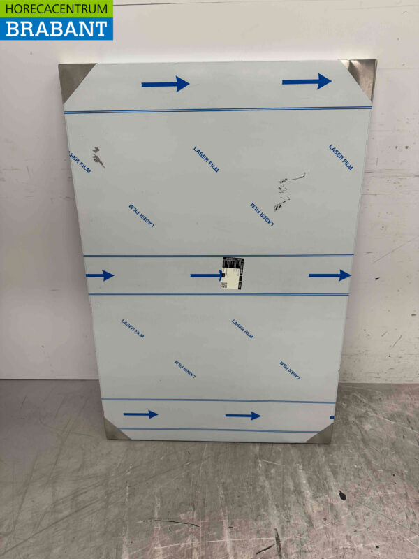 Arbeitsplatte aus Edelstahl 120 x 80 cm Horeca