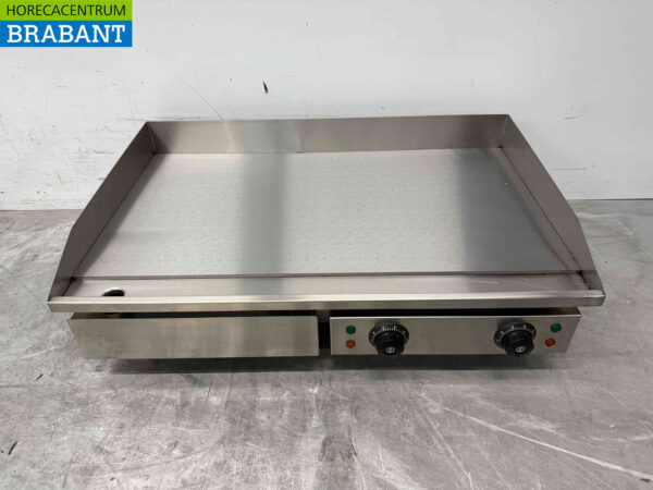 Combisteel Edelstahl Grillplatte Glatt 73 cm 230V Horeca