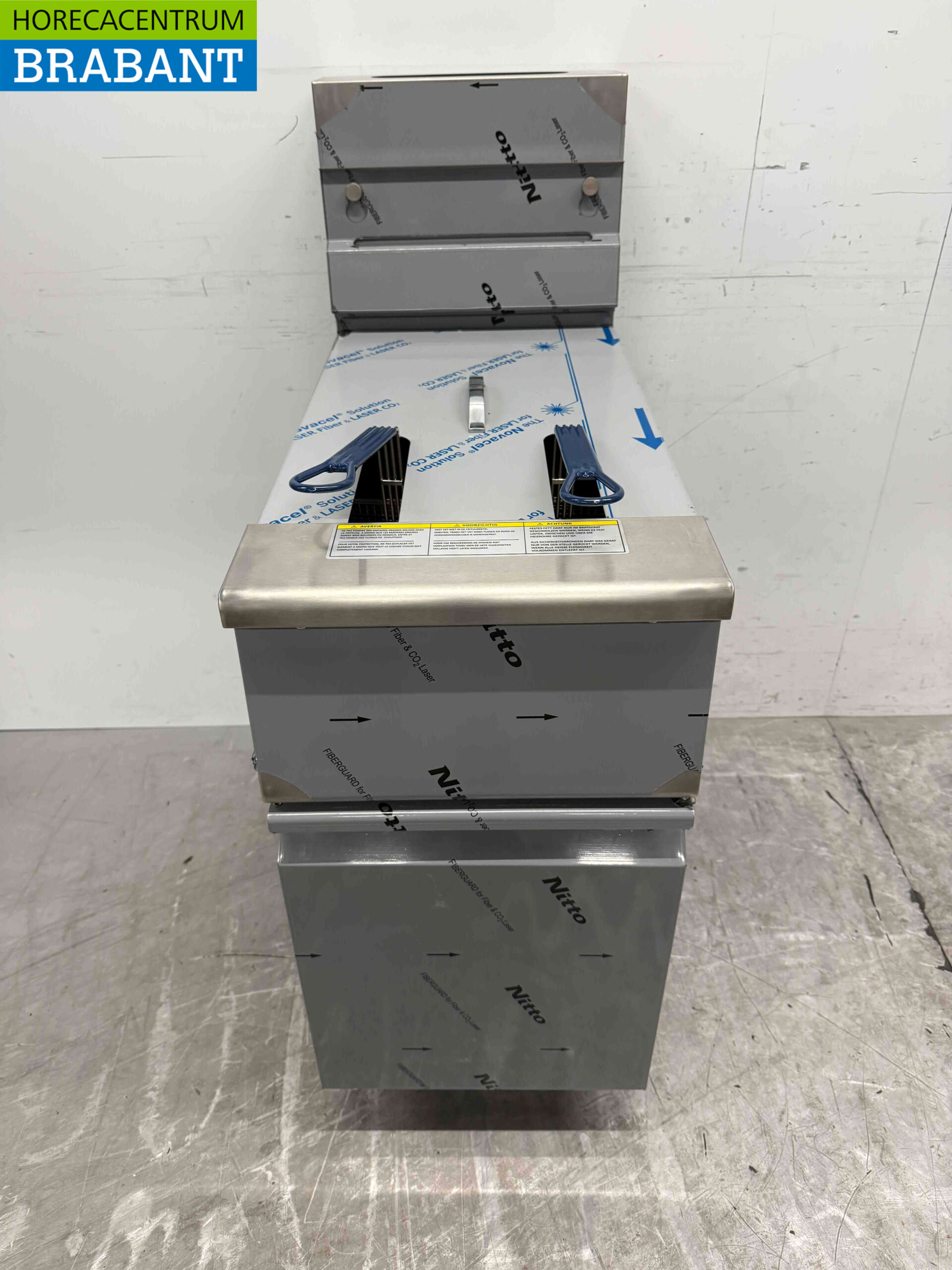 Edelstahl Friteuse Fritteuse 21 Liter GAS Catering