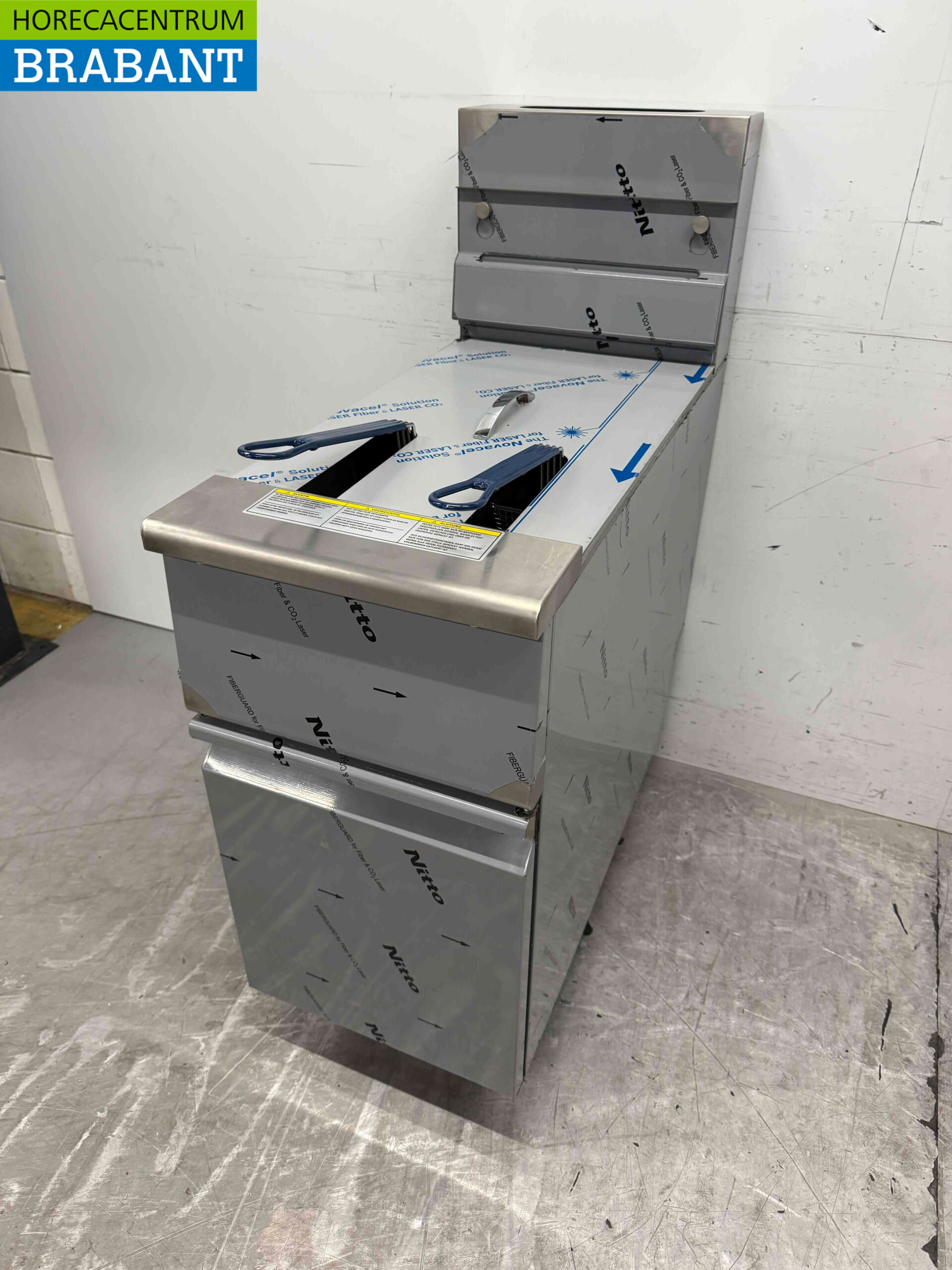 Edelstahl Friteuse Fritteuse 21 Liter GAS Catering – Bild 3