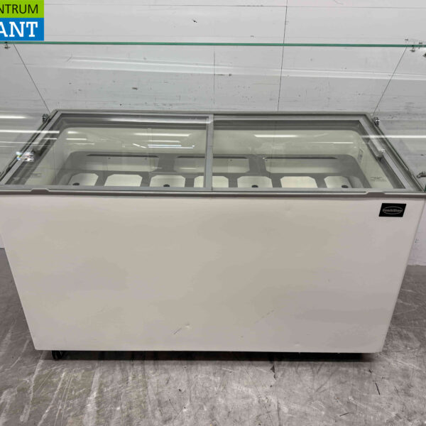Mobile Combisteel Teneriffa Schaufel-Eisvitrine 10 Fächer 230V Horeca