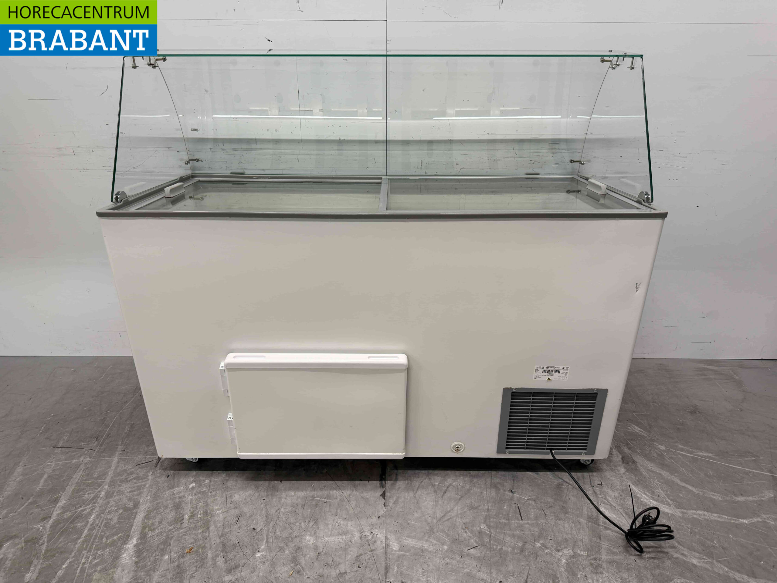 Mobile Combisteel Teneriffa Schaufel-Eisvitrine 10 Fächer 230V Horeca – Bild 4