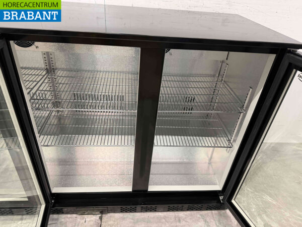Combisteel Backbar Bar Cooler 3 Glasschiebetüren 320 Liter 135 cm 230V Horeca – Bild 4