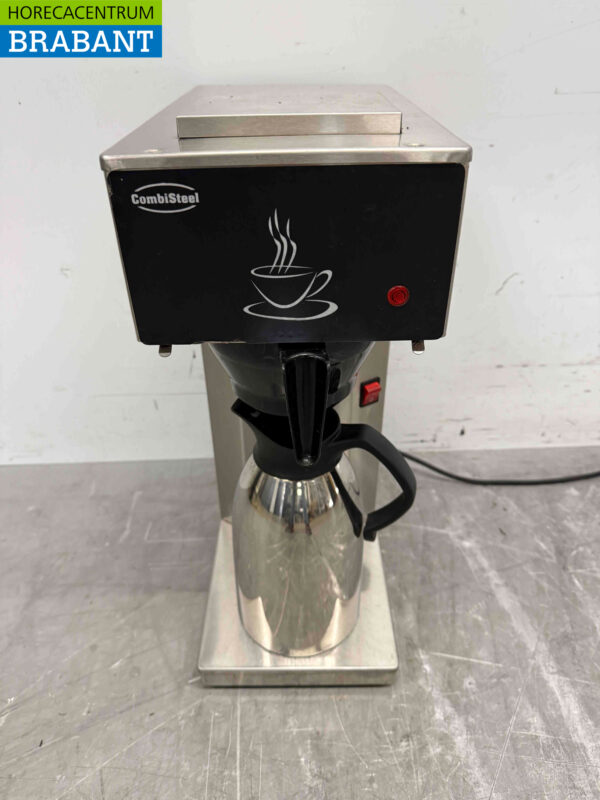 Combisteel Kaffeemaschine aus Edelstahl Kaffeemaschine mit Thermoskanne 230V Horeca
