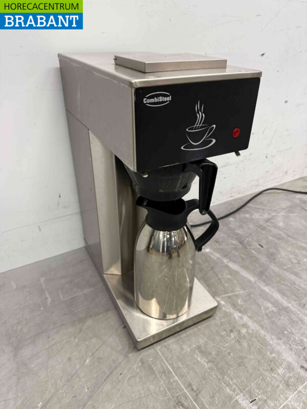 Combisteel Kaffeemaschine aus Edelstahl Kaffeemaschine mit Thermoskanne 230V Horeca – Bild 2