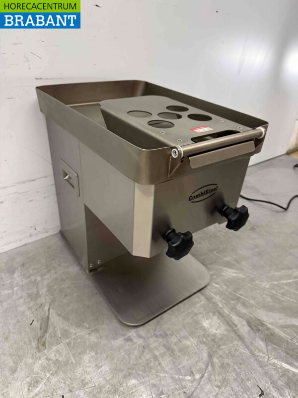 Combisteel Edelstahl Elektrischer Fleischwolf Fleischwolf Fleischschneider 230V Metzgerei Horeca – Bild 3