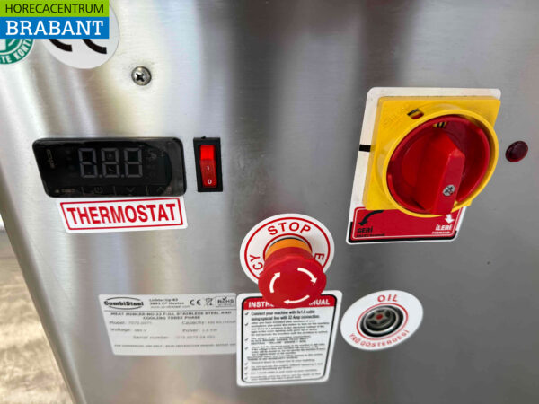 Edelstahl Combisteel Gekühlter Fleischwolf 450 kg pro Stunde 230V Horeca – Bild 6