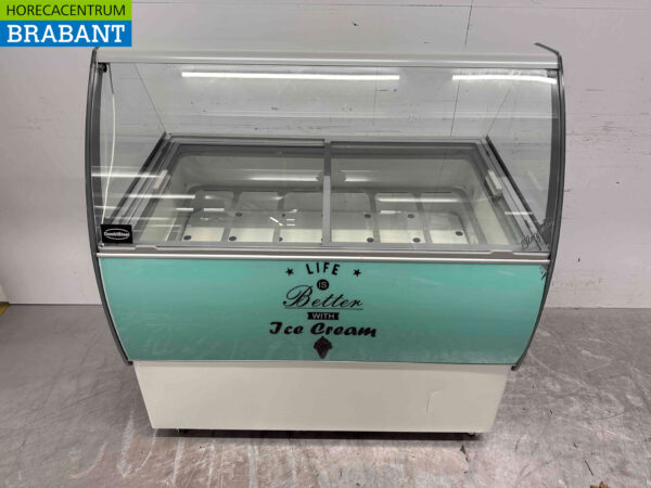 Mobile Combisteel Bali Scoop Eiscremevitrine 9 Schalen 230V Horeca