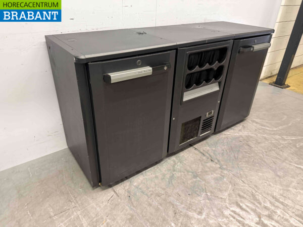 Gamko Bar-Kühlschrank 2 Türen und Flaschenhalter 170,5 cm 230V Horeca – Bild 2