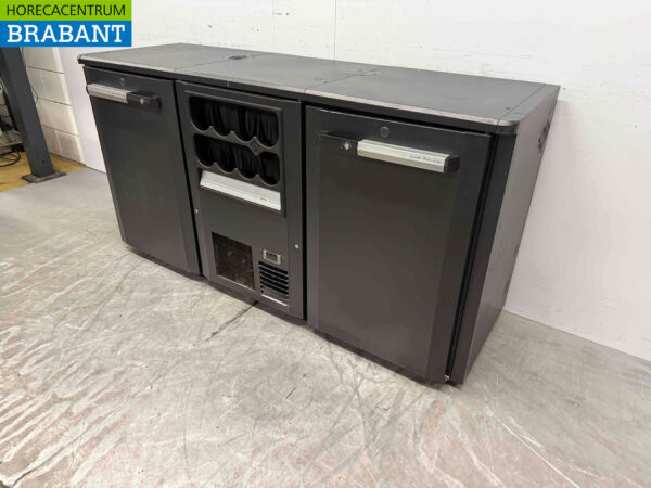 Gamko Bar-Kühlschrank 2 Türen und Flaschenhalter 170,5 cm 230V Horeca – Bild 3