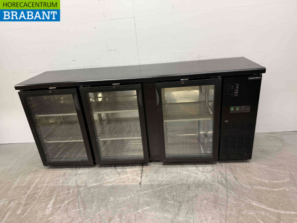 Maxxfrost Bar-Kühlschrank 3 Glastüren 200,2 cm 230V Horeca