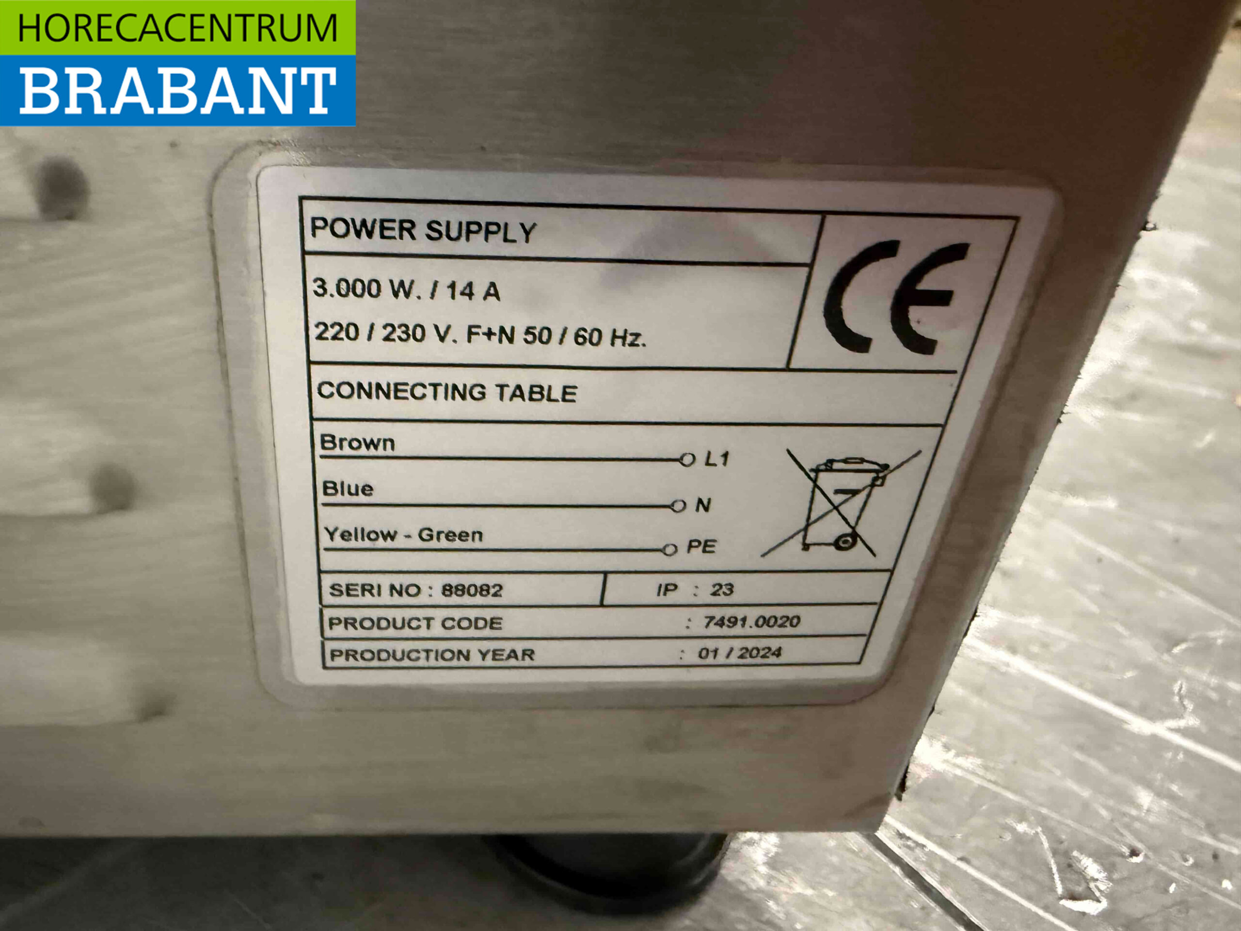 Combisteel Kontaktgrill aus Edelstahl Paninigrill Grill Ribbel 230V Horeca – Bild 5