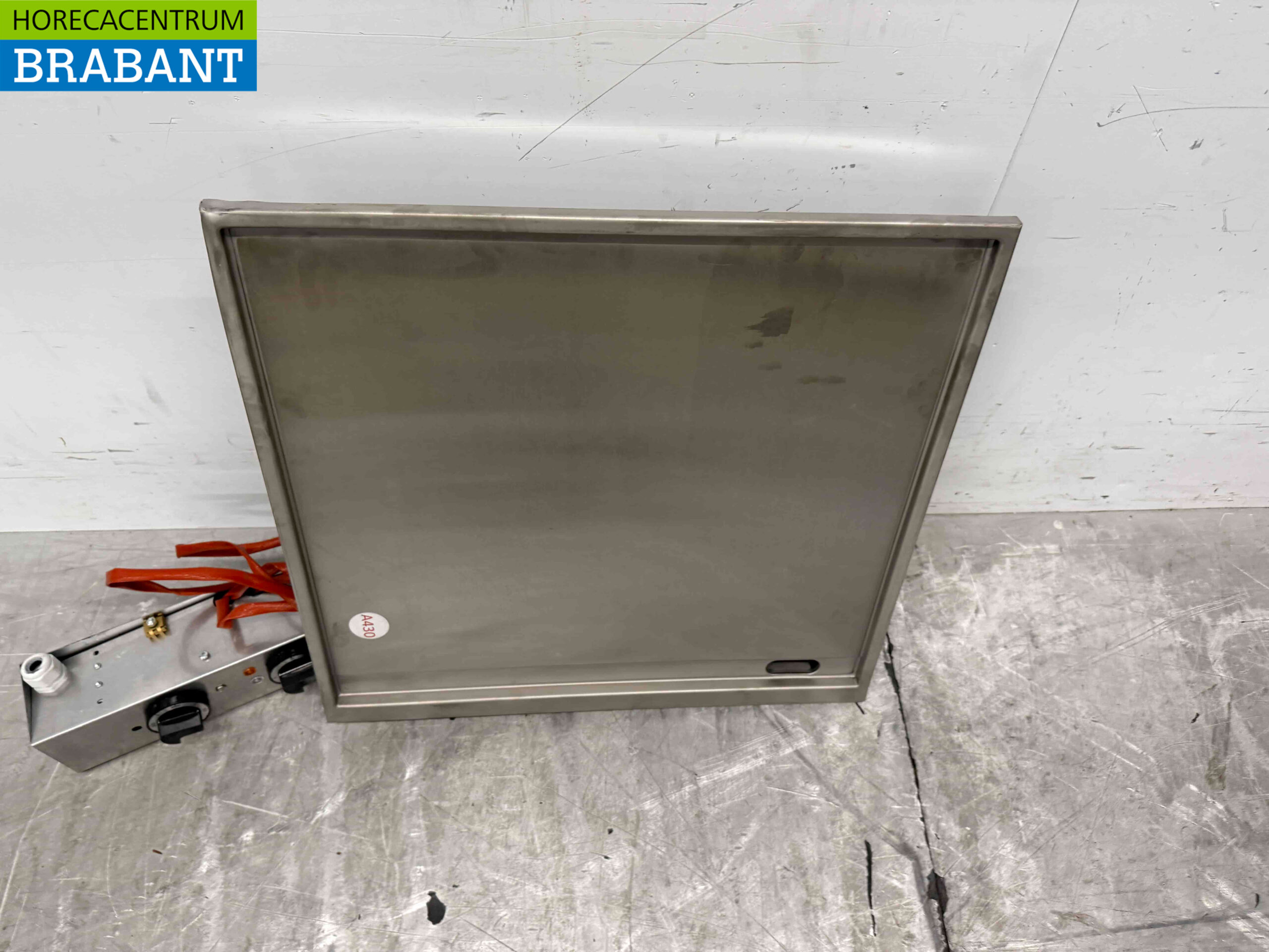 Edelstahl Mareno Drop-in Griddle Griddle 62,5 cm 400V Horeca – Bild 2