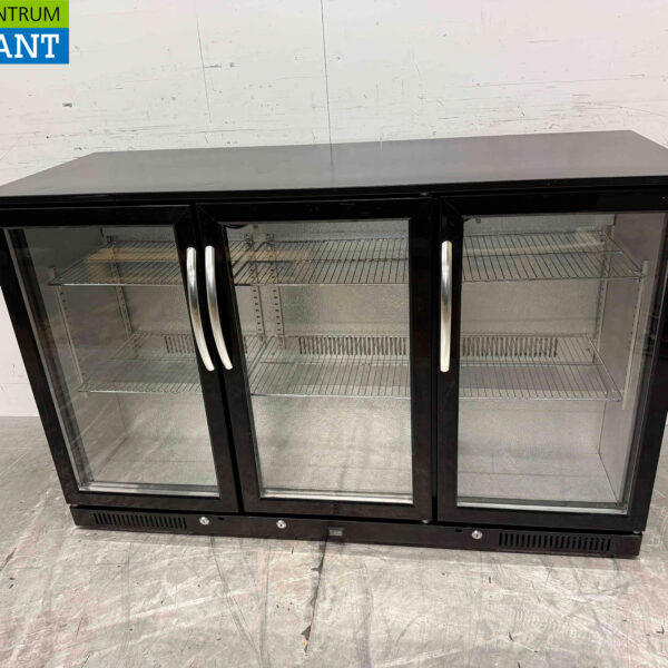 Backbar Bar Cooler Glasschiebetüren 280 Liter 133,5 cm 230V Horeca