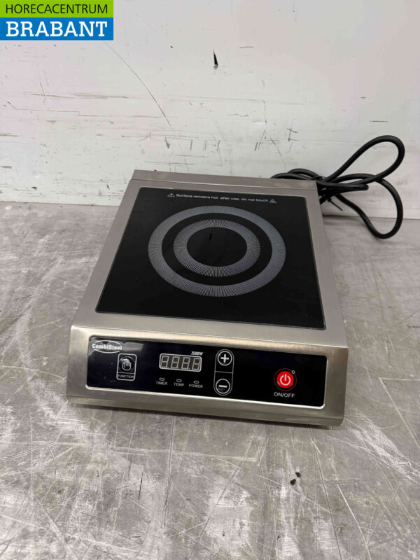 Combisteel Induktionsplatte aus Edelstahl 34 cm 230V Horeca