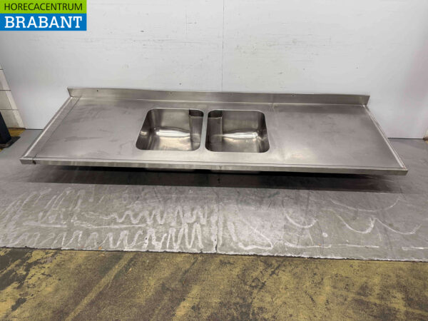 Edelstahl-Spülbecken 120 x 70 cm Horeca (kopie)