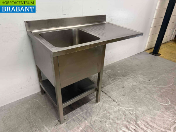 Edelstahlspüle Spülbecken Flügeltüren Premium-line 140cm Catering (kopie) – Bild 3