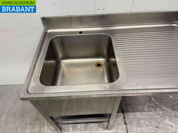Edelstahlspüle Spülbecken Flügeltüren Premium-line 140cm Catering (kopie) – Bild 5