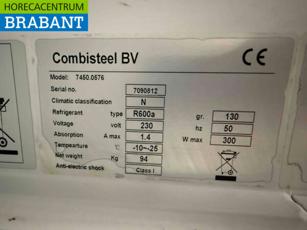 Combisteel Gefrierschrank 555 Liter 230V Horeca (kopie) – Bild 5