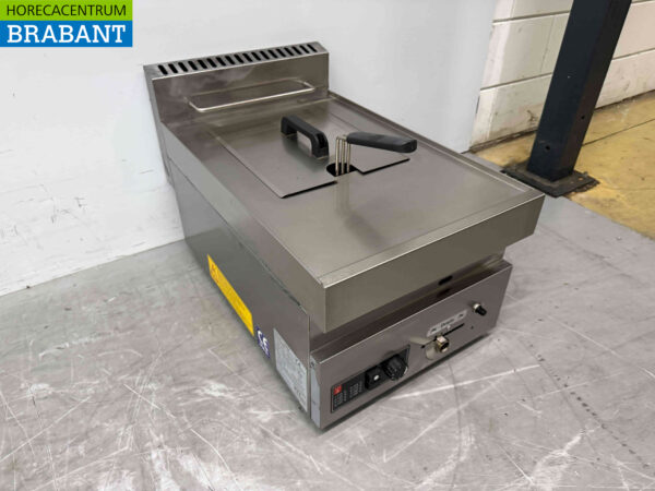 Edelstahl Friteuse 8 Liter GAS Catering – Bild 4